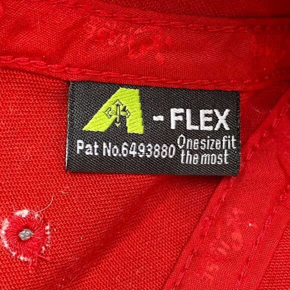 Nascar Dale Earnhardt #8 Budweiser A-Flex Red Cap - Picture 7 of 8